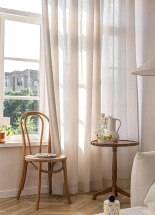 Voilage Blanc Tamisant