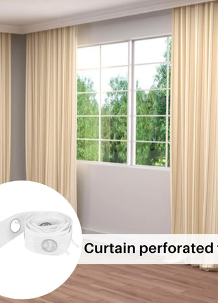 Eyelet curtain strip 5M