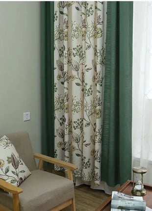 Floral Elegance Tropical Curtains
