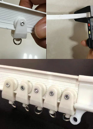 Sliding Caster for Curtain Rail – Set of 10/20