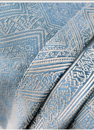 Rideau Bleu Luxe Motifs