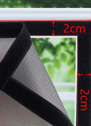 Scratch-resistant mosquito net for windows
