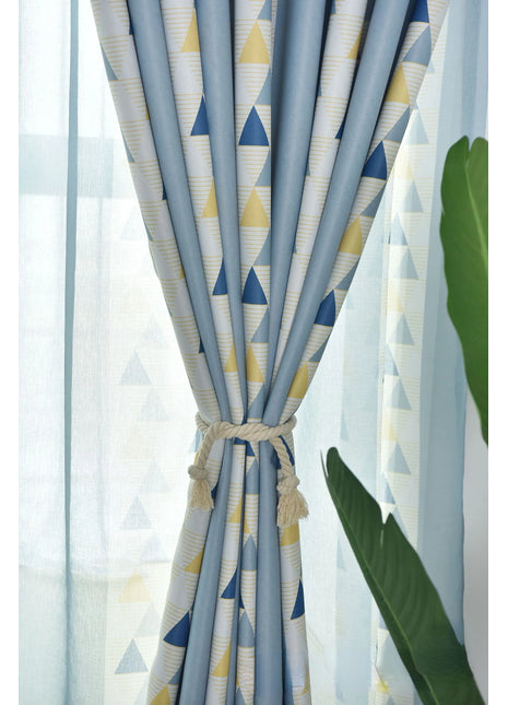 Rideau Chambre Enfant Geometrique