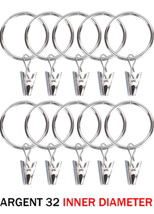 Curtain Clip Rings (10pcs)