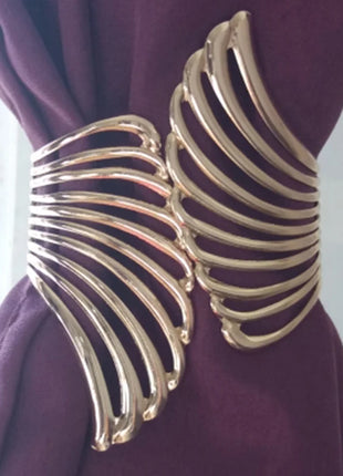 Metallic Curtain Tieback Shiny Wings 1 Piece