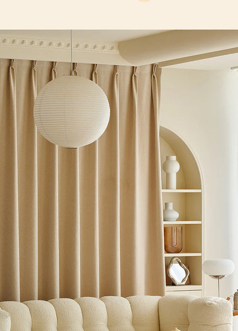 Rideau Beige Lin Moderne