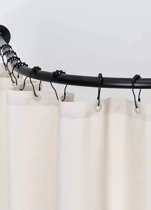 Brass Ball Hooks for Shower Curtains (12pcs)