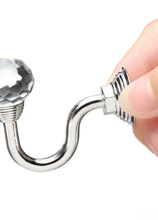 Wall Hooks with Crystal – Set of 2