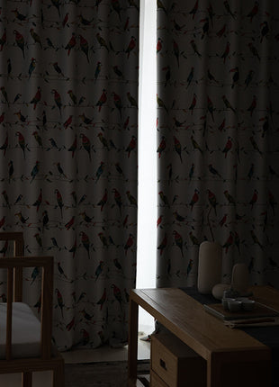 Rideau Motifs Perroquet