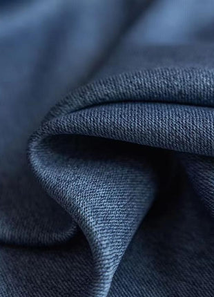 a close up of a blue fabric