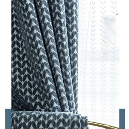Blue Curtain Pattern