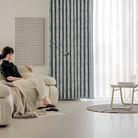 153 Vitas Curtains, Imitation Silk Cashmere Fiber Fabric, Custom Curtain €87.50