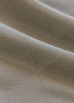 a close up view of a white fabric