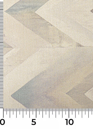a ruler with a picture of a chevron pattern on it