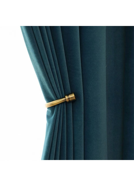 Rideau Occultant Velours Bleu Profond Chambre