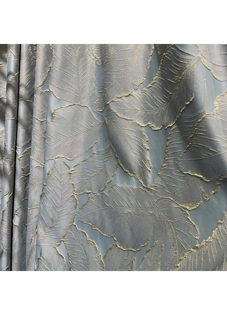 Nordic Silver Blue Curtain