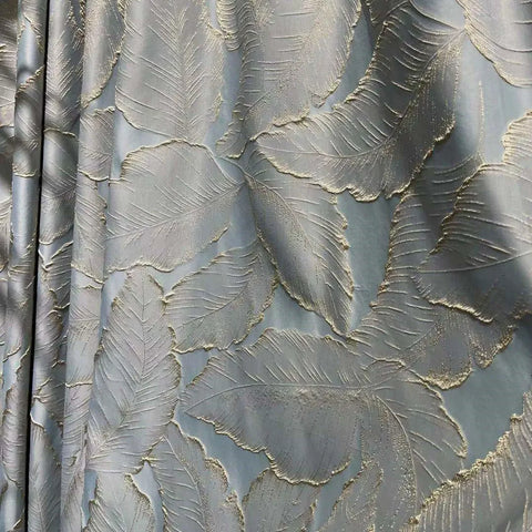 Nordic Silver Blue Curtain
