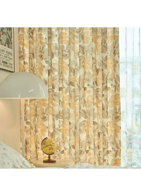 Modern Leaf Curtain