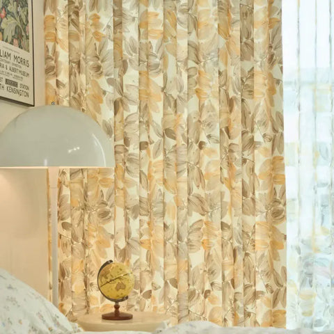 Modern Leaf Curtain