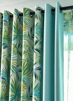 Tropical Leaves Curtain