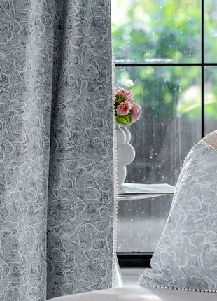 Luxury Blue Curtain Patterns