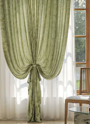 Modern Jungle Green Curtain