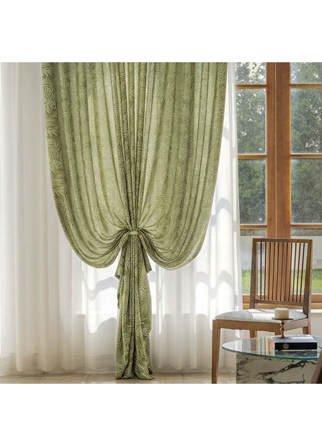Modern Jungle Green Curtain