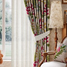 Colorful foliage curtain