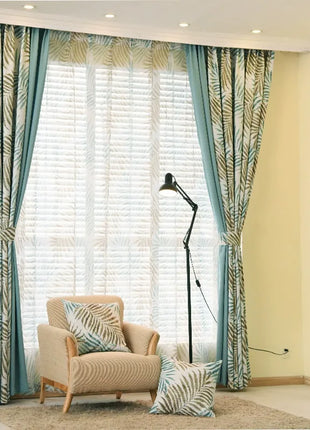 Blue Boy Bedroom Curtain