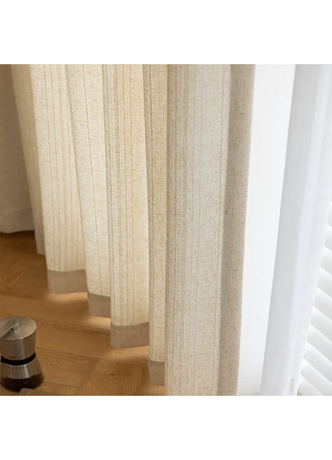 Light Beige Japanese Style Curtain