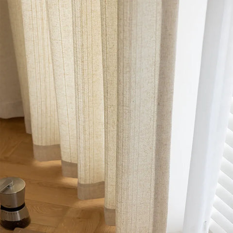 Light Beige Japanese Style Curtain