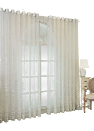White Lace Sheer Trend Home