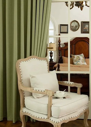 Forest Green Curtain