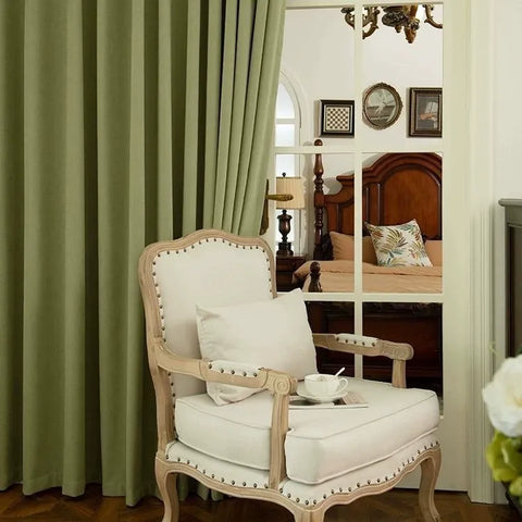 Forest Green Curtain