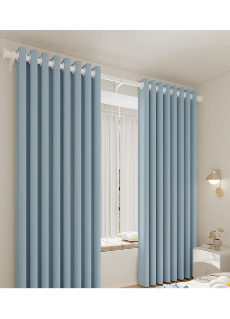 Luxury Light Blue Curtain