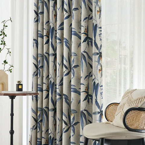 Parrot Pattern Curtain