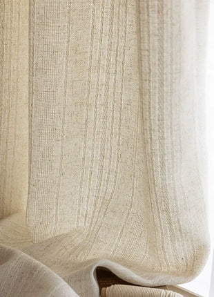 Light Beige Japanese Style Curtain