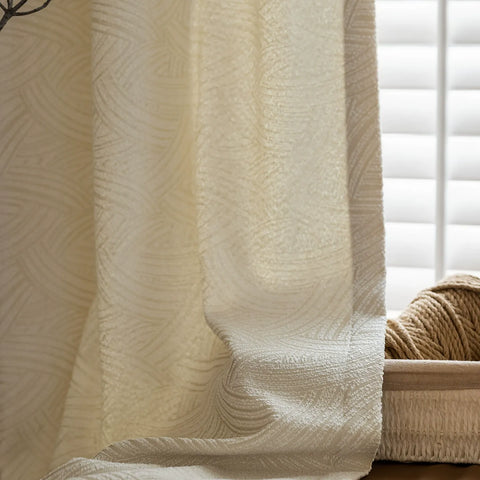 Modern Off White Curtain