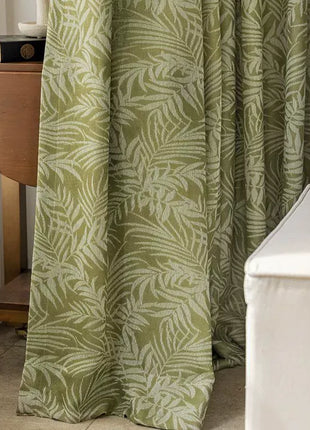 Modern Jungle Green Curtain