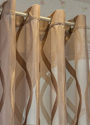 White Sheer Curtain Modern Patterns