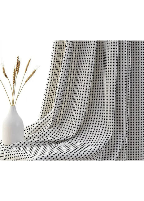 Black and White Curtain Design