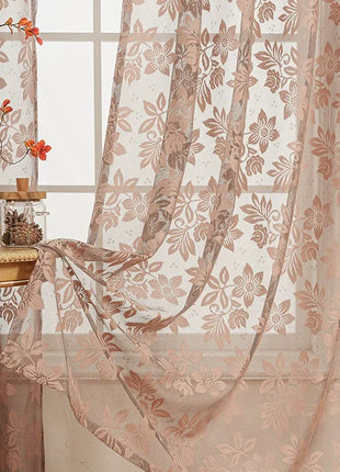 Pink Embroidered Sheer