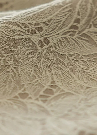 White Embroidered Curtain