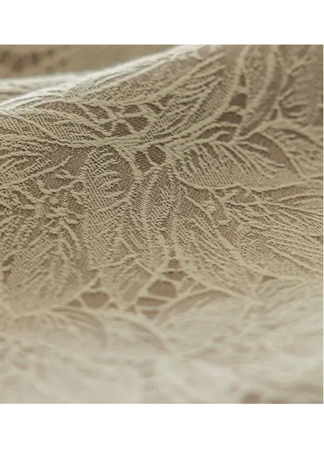 White Embroidered Curtain