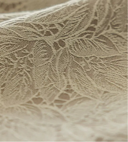 White Embroidered Curtain