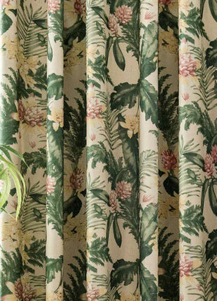 Jungle Green Curtain