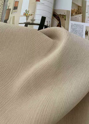 Chenille velvet jacquard curtain with wave pattern