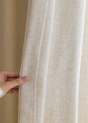 Light Beige Japanese Style Curtain