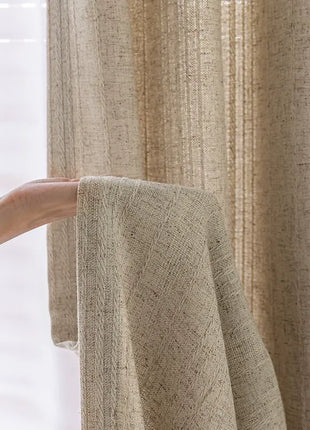 Light Beige Japanese Style Curtain