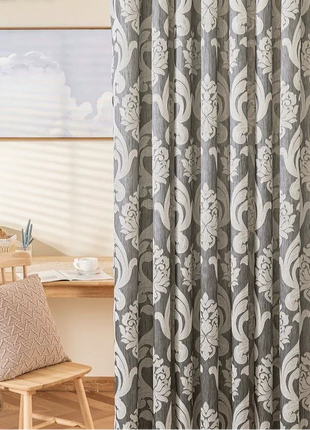 Double Leaf Pattern Curtains